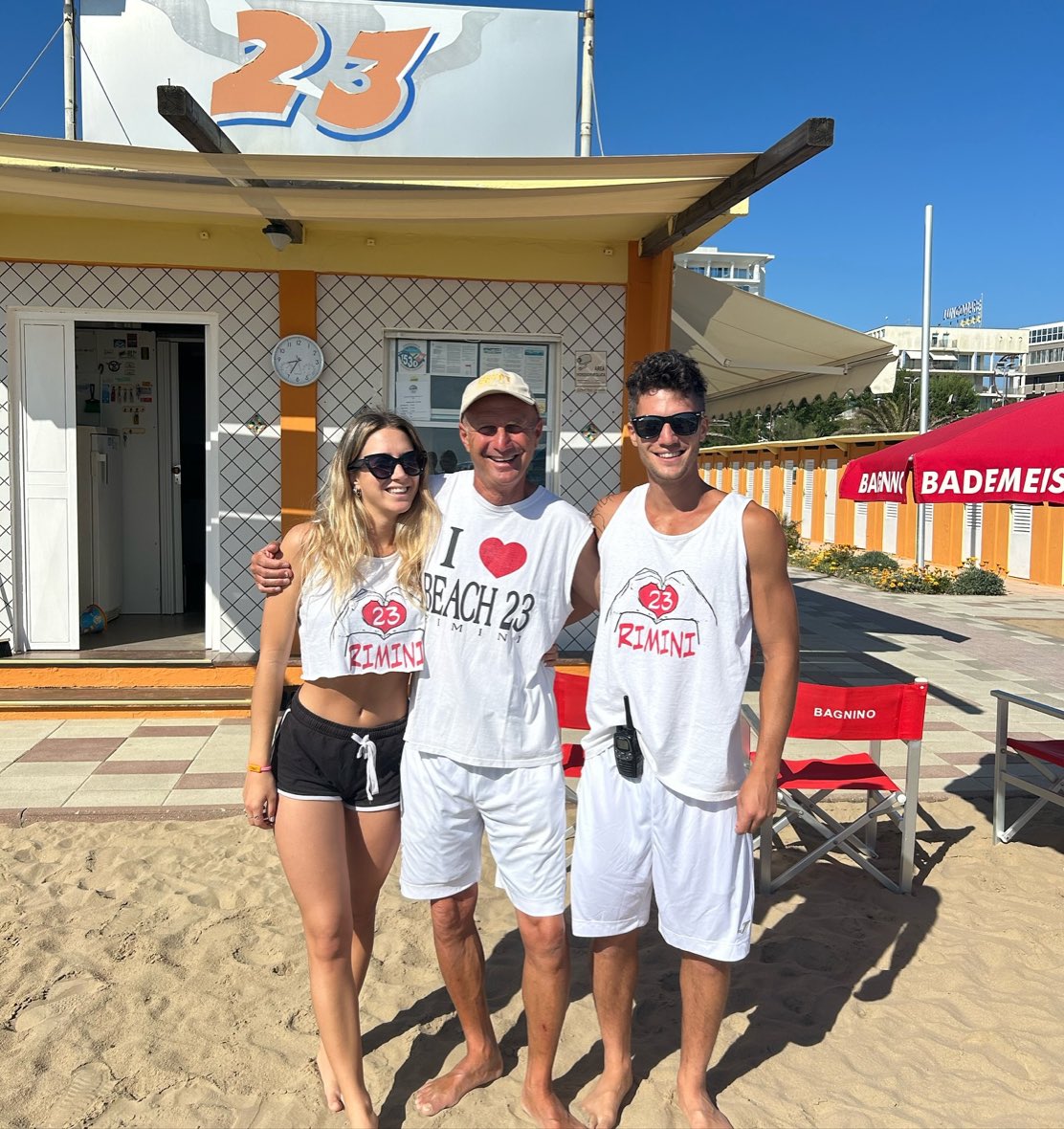 Lo staff del Bagni Sirena